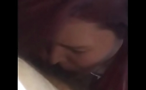 Redhead Teen BBW Giving her BF the Best Blowjob of his lifetime