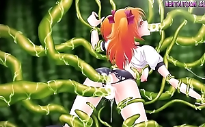 Uncensored at WWW.HENTAITOON.CLUB - Small Anime Girl Fucked By Huge Tentacles